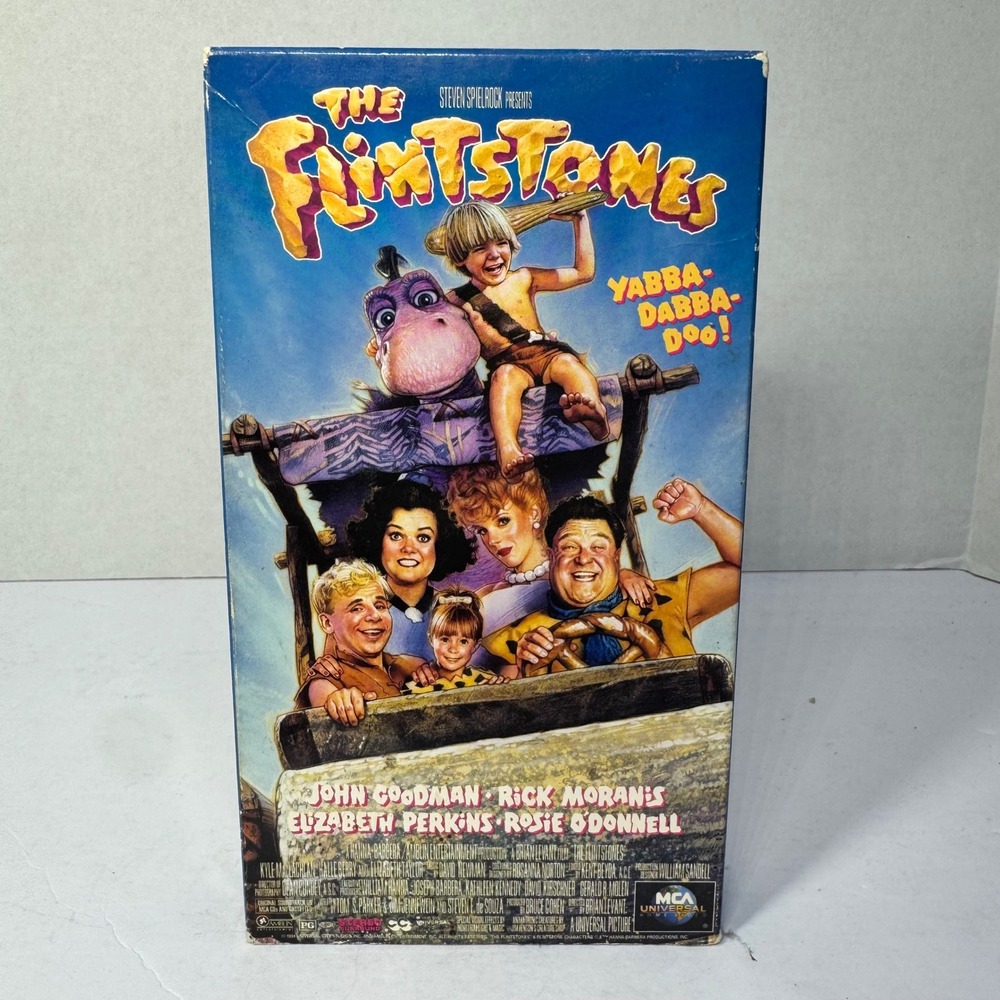 The Flintstones Movie VHS 1994 John Goodman Rick Moranis MCA Universal Vintage
